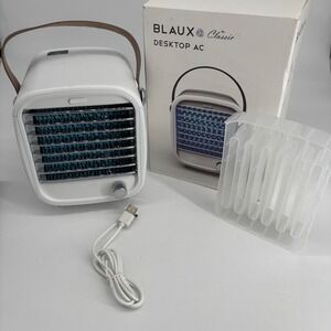 Blaux Classic Desktop AC Portable USB Personal Air Cooler White Fan 200ml Tank